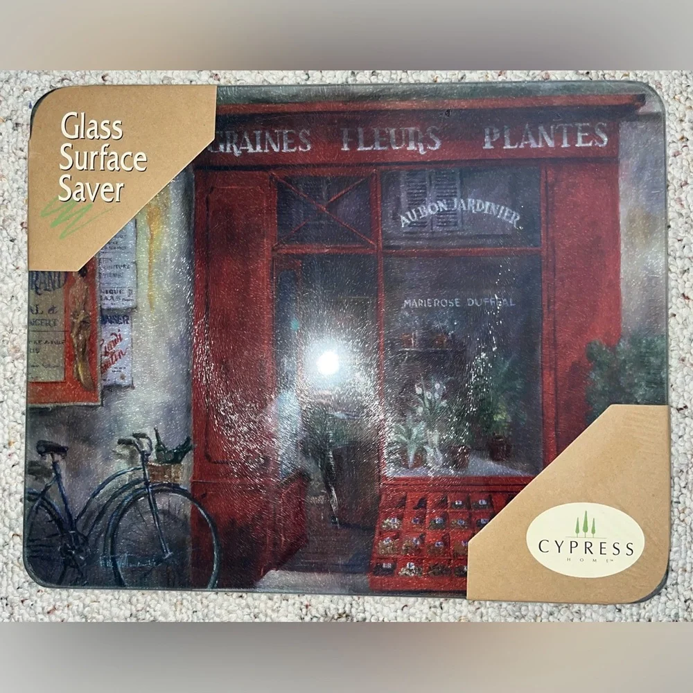 Scenes of France Kitchen Items (Cutting Board, Ceramic Trivets, Coasters) - NEW